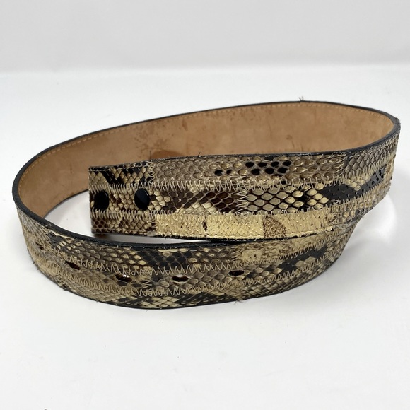 Tony Lama Vintage Full Boa Snake Skin Belt Sz 25” XS Cowboy Western - Picture 1 of 11